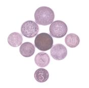 COLLECTION OF 18TH & 19TH CENTURY SILVER COINS