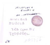 ANCIENT GREEK HISTAIA EUBOIA SILVER TETROBOL