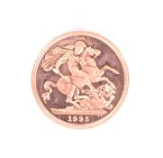 ELIZABETH II - BRITAIN - 1995 SOVEREIGN GOLD COIN