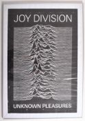 JOY DIVISION - UNKNOWN PLEASURES - LARGE PROMOTIONAL POSTER