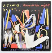 STING BRING ON THE NIGHT - DOUBLE LP VINYL RECORD ALBUM