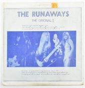 THE RUNAWAYS - THE ORIGINALS - UNOFFICIAL RELEASE VINYL RECORD