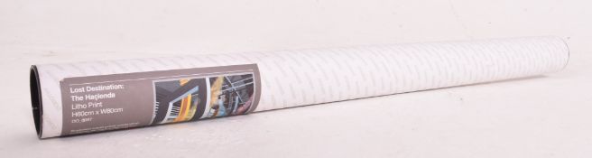 THE HACIENDA - LOST DESTINATION - LITHOGRAPH PRINT POSTER IN ORIG. TUBE