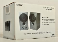 SONY - MODEL ACTIVE SPEAKER SYSTEM SRSZ1000A - PAIR OF SPEAKERS