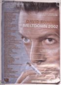 DAVID BOWIE - MELTDOWN 2002 - ROYAL FESTIVAL HALL CONCERT GIG POSTER