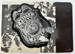 THE POLICE - ROXANNE POLICE BADGE PICTURE DISC 45 VINYL SINGLE