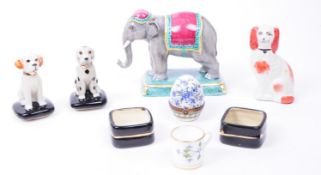 COLLECTION OF 20TH CENTURY PORCELAIN FIGURES