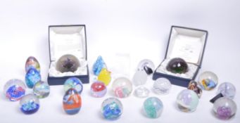 CAITHNESS - LATE 20TH / 21ST CENTURY COLLECTION OF GLASS PAPERWEIGHTS
