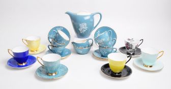 COLLECTION OF LATE 20TH CENTURY CHINA AND POTTERY TEA SERVICE PIECES