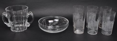 COLLECTION OF FRENCH EARLY 20TH CENTURY GLASS PIECES