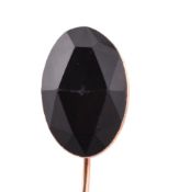 19TH CENTURY GEORGIAN GOLD & PASTE STICKPIN