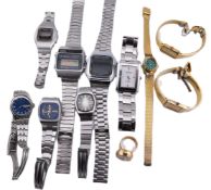 LARGE COLLECTION OF VINTAGE & LATER WRISTWATCHES
