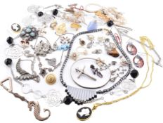 COLLECTION OF COSTUME JEWELLERY