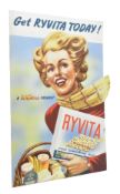 RYVITA - VINTAGE 20TH CENTURY SHOP DISPLAY / POINT OF SALE SHOWCARD