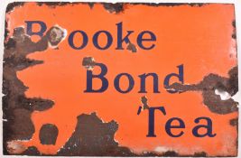 BROOKE BOND TEA - ENAMEL ADVERTISING SIGN