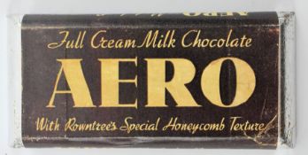 VINTAGE CHOCOLATE DUMMY BAR - 1970S AERO MILK CHOCOLATE BAR