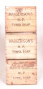 SELECTION OF 3 VINTAGE STENCILLED SHIPPING CRATES