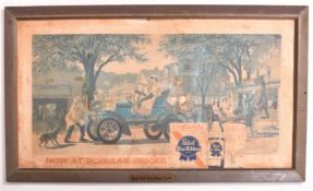 BLUE RIBBON - MID CENTURY AMERICAN ADVERTISING SIGN