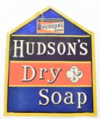 HUDSON'S DRY SOAP - SCARCE POINT OF SALE PAPER SIGN