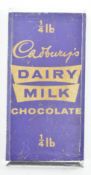 VINTAGE CHOCOLATE DUMMY BAR - 1970S CADBURYS DAIRY MILK CHOCOLATE BAR