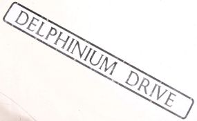 DELPHINIUM DRIVE - ALUMINIUM STREET SIGN