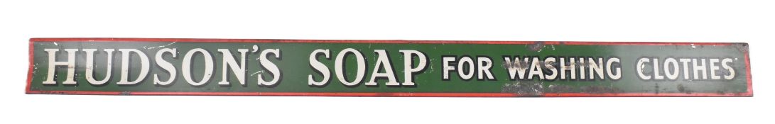 HUDSONS SOAP - SHOP DISPLAY TIN SHELF-STRIPS