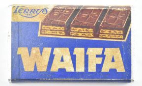 VINTAGE CHOCOLATE DUMMY BAR - 1970S WAIFA CHOCOLATE BAR BY TERRYS CHOCOLATE