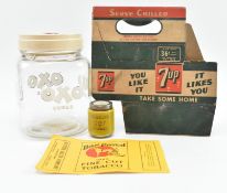 MIXED SELECTION OF VINTAGE ADVERTISING PIECES