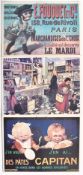 SELECTION OF THREE VINTAGE FRENCH ADVERTISING PANELS