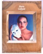 MARIA GALLAND, PAIR - 20TH CENTURY LIGHTBOX ADVERTISING DISPLAY