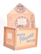 PLAYER'S NAVY CUT - TWO ADVERTISING SHIPPING CRATES