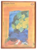 HIGHGATE PONDS X HOWARD HODGKIN - VINTAGE 1990 LONDON UNDERGROUND POSTER