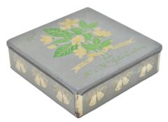 MR & MRS JOHN CADBURY - WEDDING TIN DATED 1937
