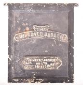 THE METAL AGENCIES CO. LTD BRISTOL - CAST IRON SIGN