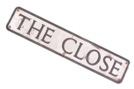 THE CLOSE - ALUMINIUM STREET SIGN
