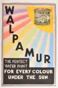 WALPAMUR - VINTAGE 20TH CENTURY ADVERTISING POSTER