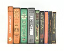FOLIO SOCIETY. COLLECTION OF NINE TITLES IN SLIPCASES: TRAVEL, CLASSICS, FICTION ETC.