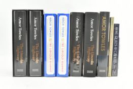 TOWLES, AMOR. NINE SIGNED FIRST EDITIONS & A LIMITED EDITION SHORT STORY