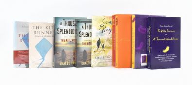 HOSSEINI, KHALED. THE KITE RUNNER & A THOUSAND SPLENDID SUNS COLLECTION OF PROOFS & SIGNED EDITIONS