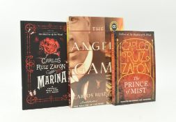 ZAFON, CARLOS RUIZ. TWO ENGLISH PROOF COPIES AND A SIGNED LIMITED EDITION