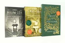 RIGGS, RANSOM. THREE SIGNED FIRST EDITIONS FROM THE MISS PEREGRINE SERIES