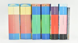 ROWLING, J. K. COLLECTION OF SEVEN HARRY POTTER FIRST EDITION BOOKS