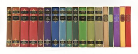 FOLIO SOCIETY. COLLECTION OF THIRTEEN ANTHONY TROLLOPE WORKS & FIVE THOMAS HARDY WORKS