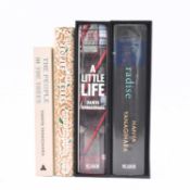 YANAGIHARA, HANYA. FOUR FIRST EDITIONS, THREE BEING SIGNED