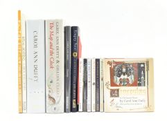 POETRY. COLLECTION OF FOURTEEN SIGNED FIRST EDITIONS BY CAROL ANN DUFFY