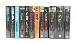 RANKIN, IAN. COLLECTION OF TWELVE SIGNED HARDBACK FIRST EDITION THRILLERS