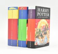 ROWLING, J. K. COLLECTION OF THREE HARRY POTTER FIRST EDITION BOOKS IN DUST WRAPPERS