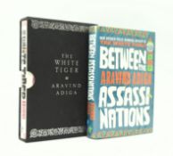 ADIGA, ARAVIND. 2009 THE WHITE TIGER SIGNED LIMITED EDITION & ANOTHER, SIGNED