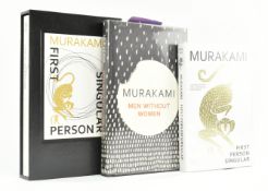 MURAKAMI, HARUKI. THREE SHORT STORY COLLECTIONS INCL. SIGNED FIRST PERSON SINGULAR