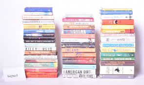 SIGNED MODERN FIRST EDITIONS. LARGE COLLECTION OF LITERARY FICTION